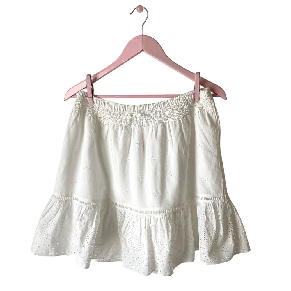 Madewell White Skirt